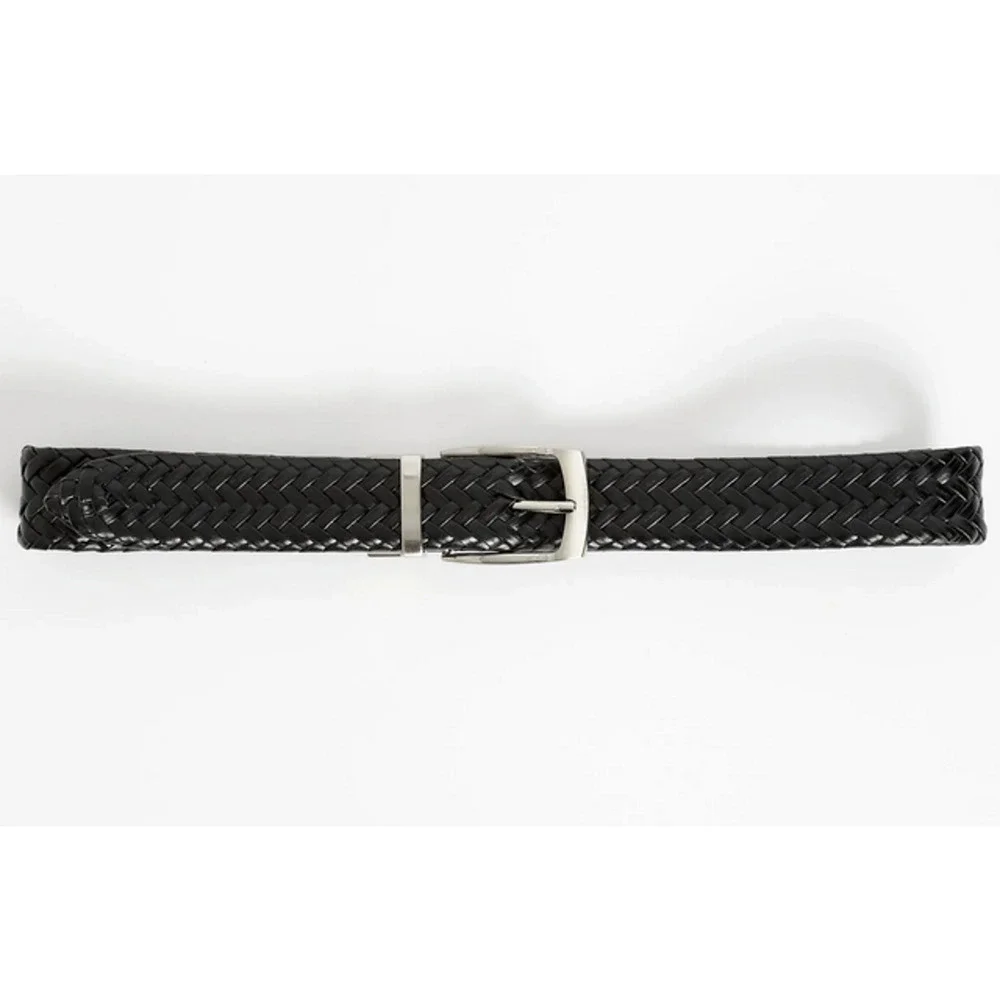 Joseph Abboud Boy Braid Belt Reversible Black/Brown Size 24